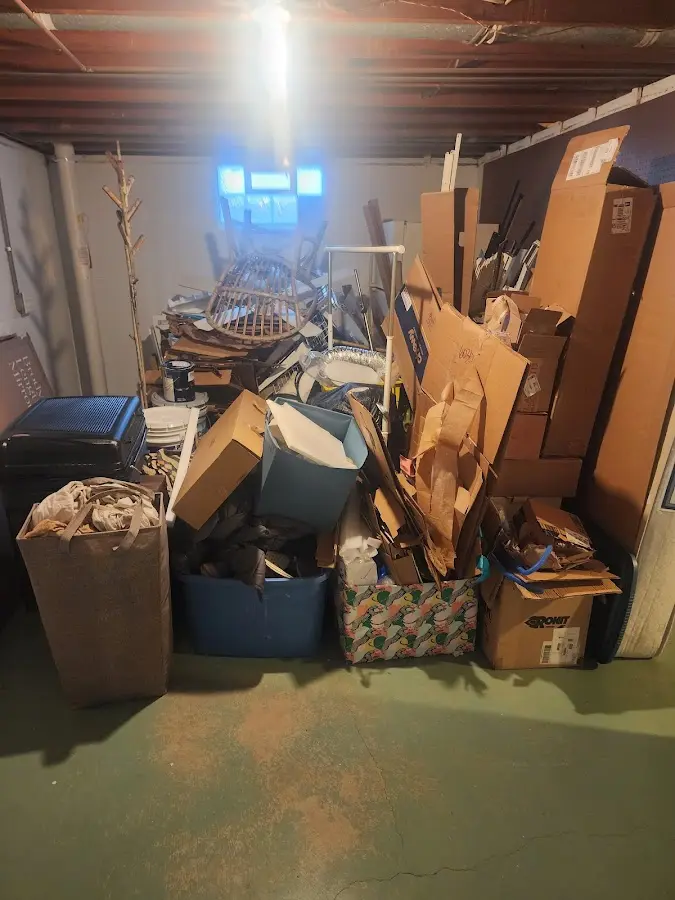 Roll-off dumpster container at job site for Roll Off Dumpster Rental in Mesa